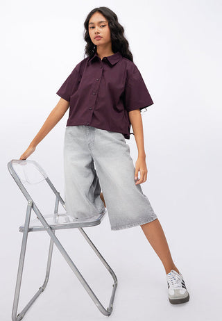 Regular Fit Denim Jorts