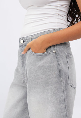 Regular Fit Denim Jorts