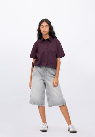 Regular Fit Denim Jorts