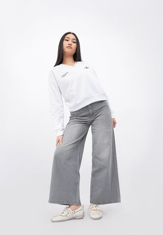 Wide Leg Denim Pants