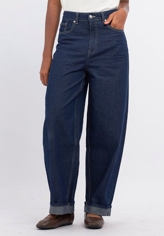 Roll Up Baggy Jeans