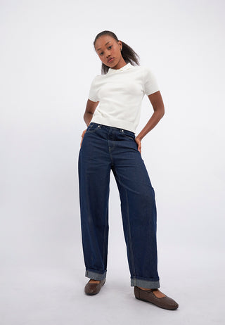 Roll Up Baggy Jeans