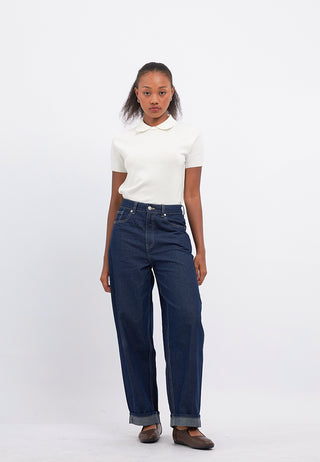 Roll Up Baggy Jeans