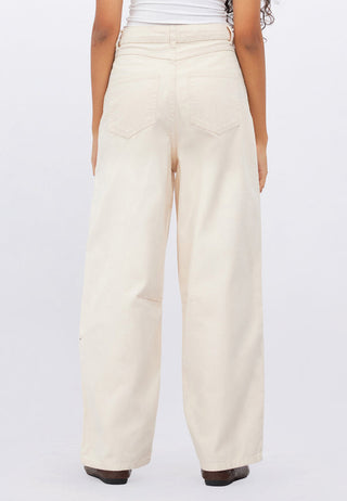 High Waist Wide Leg Denim Pants