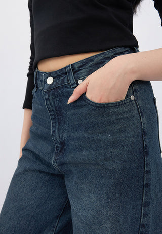 Slim Fit Tapered Denim Pants