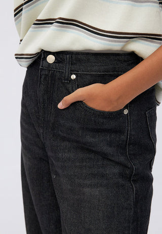 Wide Leg Denim Pants