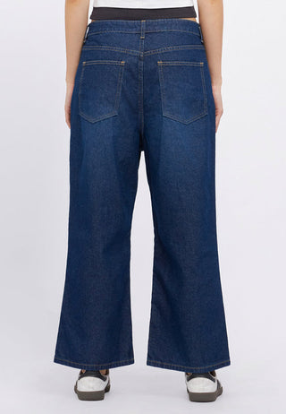 Regular Fit Flared Denim Pants