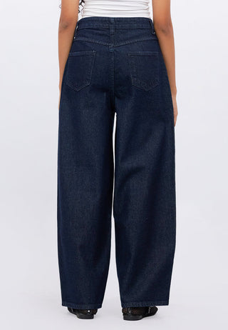 High Waist Baggy Denim Pants