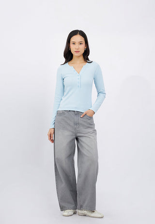 Boyfriend Baggy Denim Pants
