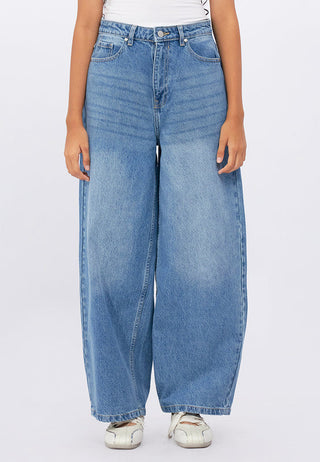 High Waist Baggy Denim Pants