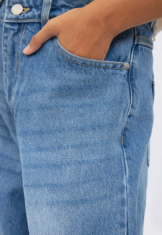 High Waist Baggy Denim Pants