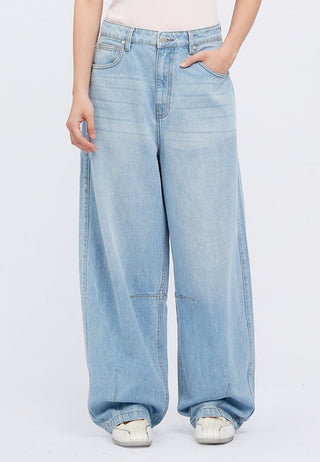 Barrel Denim Pants