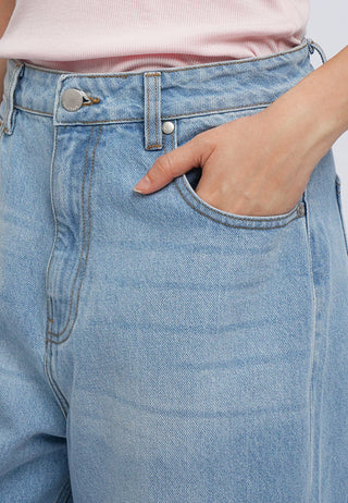 Barrel Denim Pants