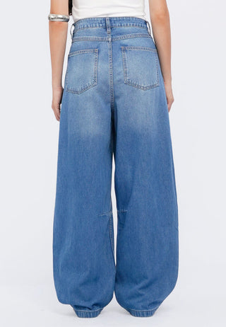 Barrel Denim Pants