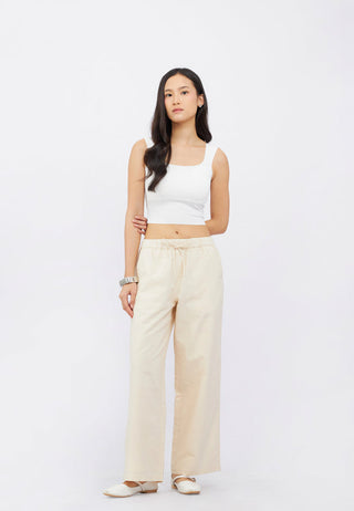 Wide Leg Drawstring Pants