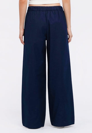 Wide Leg Drawstring Pants