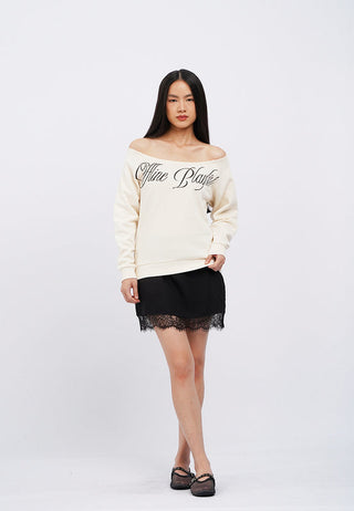 Lace Trim Mini Skirt