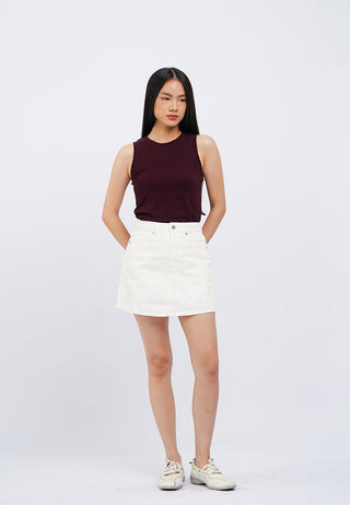 Denim Mini Skort