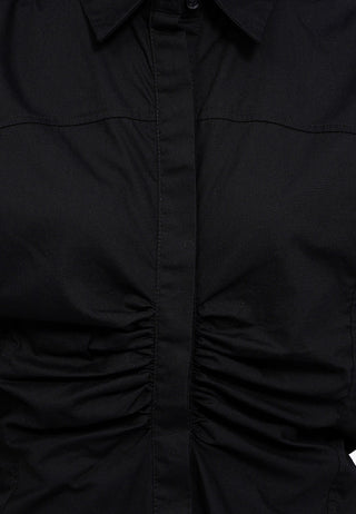 Front Ruched Short Sleeve Shirt