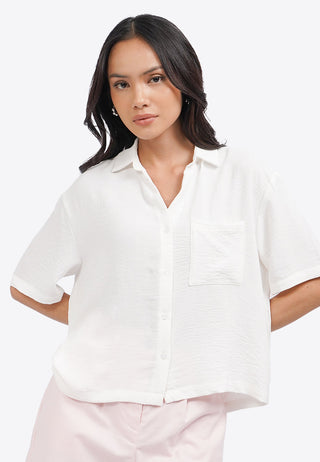 Drop Shoulder Pocket Shirt