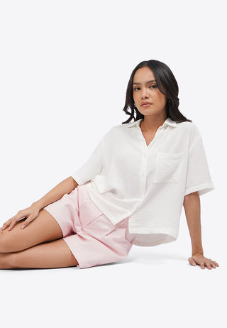 Drop Shoulder Pocket Shirt