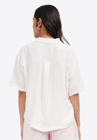 Drop Shoulder Pocket Shirt