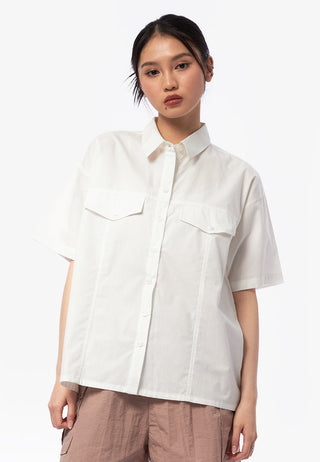 Oversized Flap Pocket Shirt