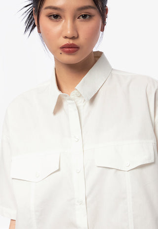 Oversized Flap Pocket Shirt