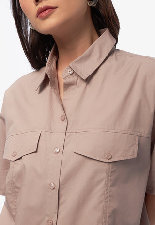 Oversized Flap Pocket Shirt