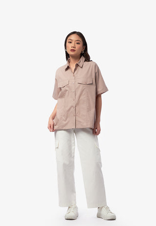 Oversized Flap Pocket Shirt