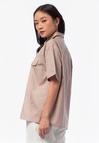 Oversized Flap Pocket Shirt