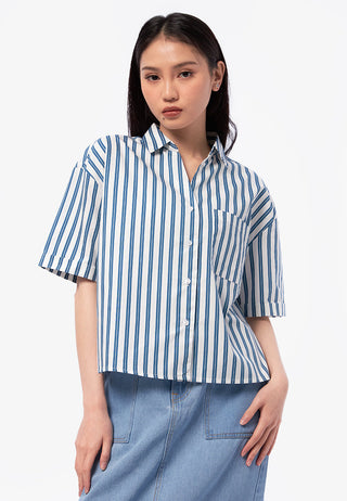 Short Sleeve Drop Shoulder Shirt