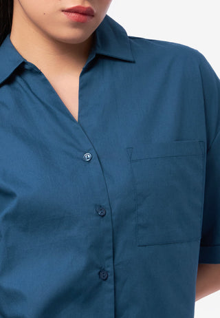 Short Sleeve Drop Shoulder Shirt