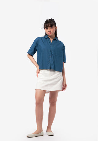 Short Sleeve Drop Shoulder Shirt