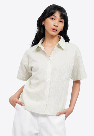 Textured Short Sleeve Shirt