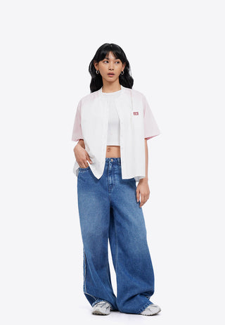 Button Up Baseball Shirt