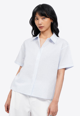 Textured Short Sleeve Shirt