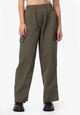 Loose Drawstring Cargo Pants