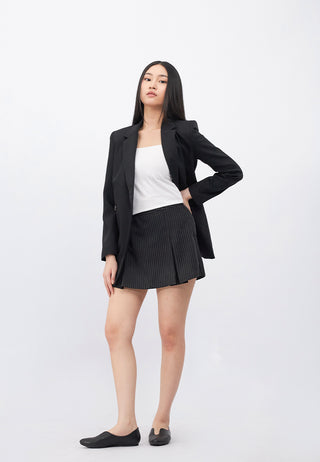 Relaxed Fit Double Breasted Blazer