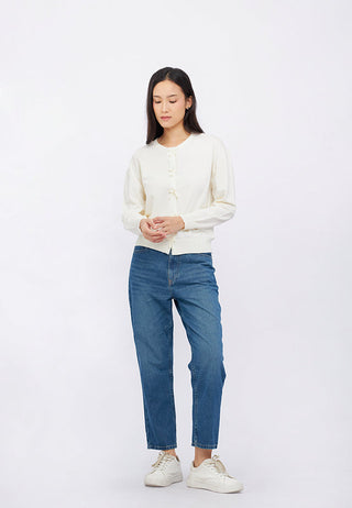 Bow Tie Long Sleeve Cardigan
