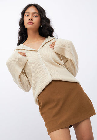 Long Sleeve Hoodie Cardigan