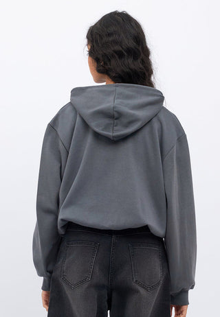Bubble Hem Hoodie Jacket