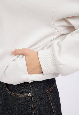 Bubble Hem Long Sleeve Hoodie