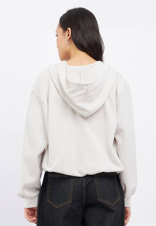 Bubble Hem Long Sleeve Hoodie