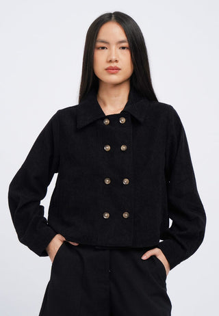 Double Breasted Crop Jacket
