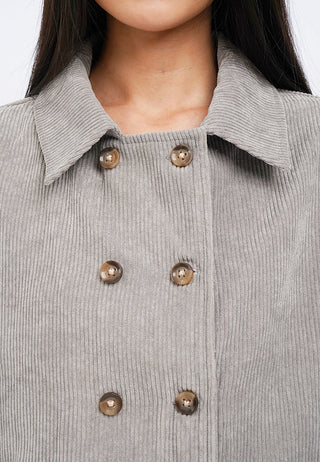 Double Breasted Crop Jacket