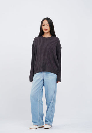 Oversized Cable Knit Sweater