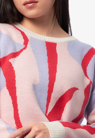 Oversized Printed Sweater
