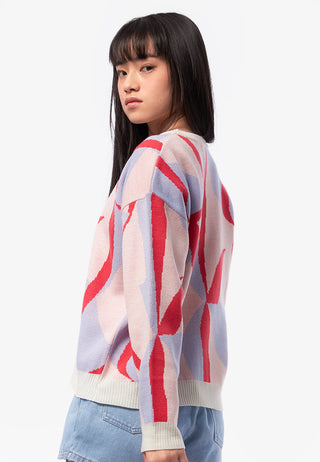 Oversized Printed Sweater