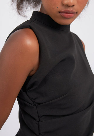 Draped Sleeveless Top